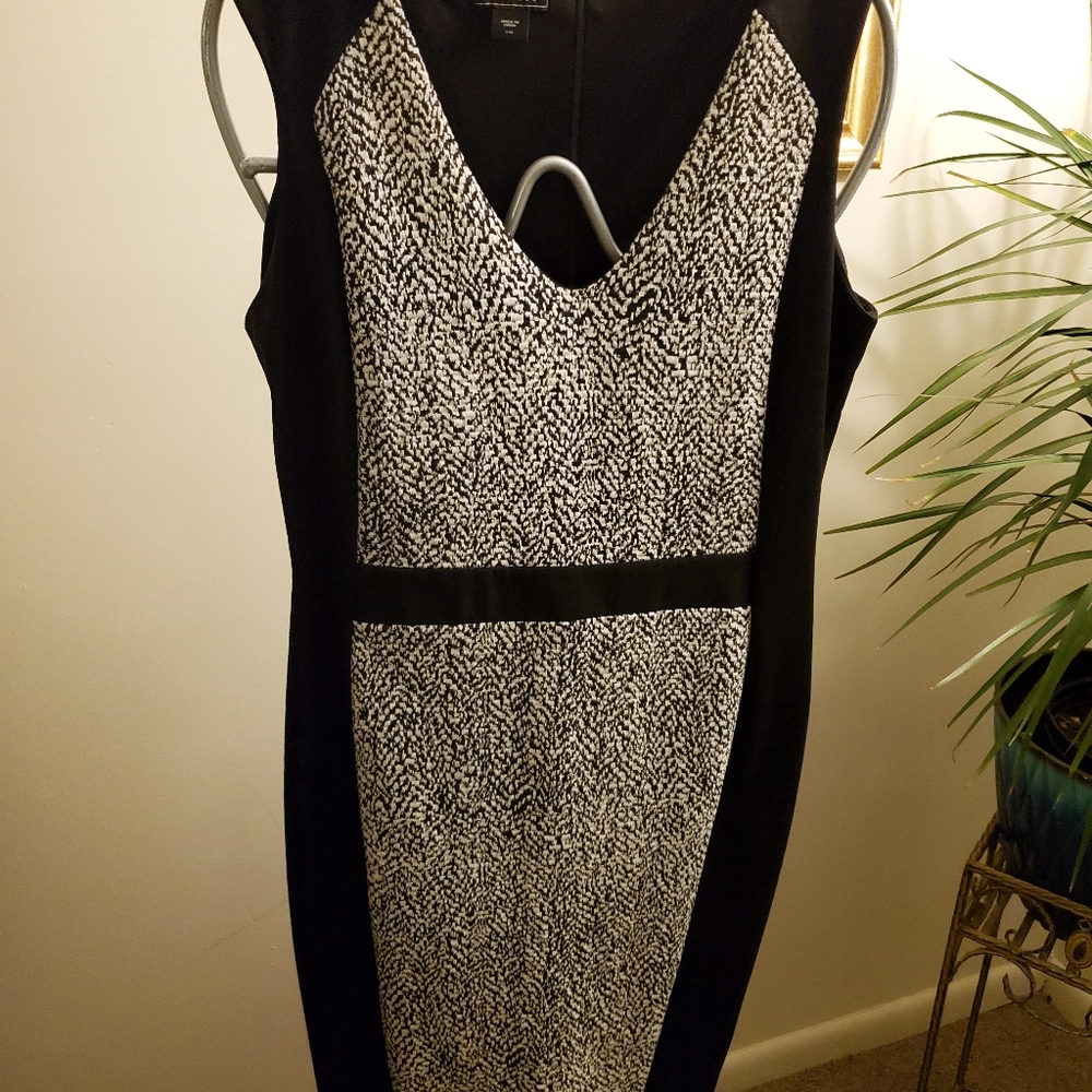 Black and white dress